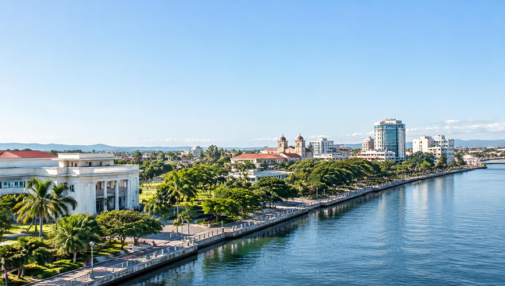 An envisioned civic waterfront with connected public spaces